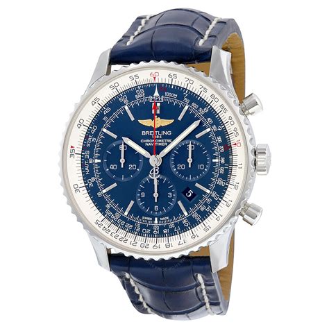 breitling navitimer blue dial